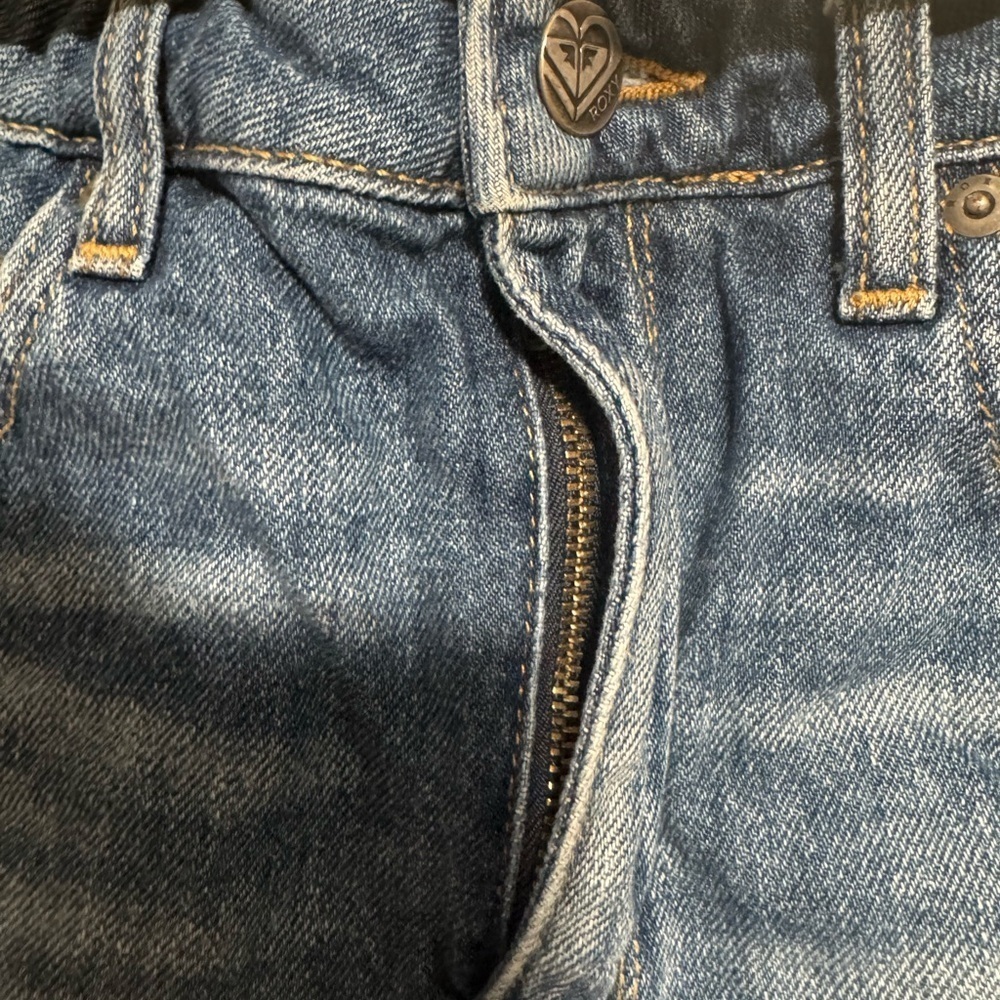 Roxy Blue Jean Shorts Size 26 - Picture 4 of 5